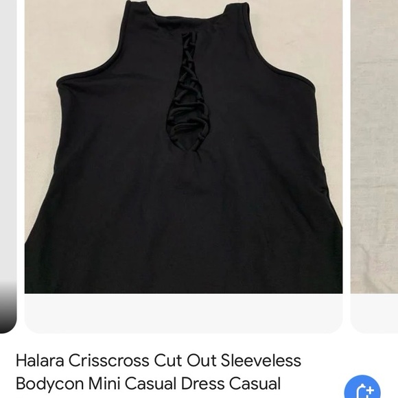 HALARA sexy cross open front dress - Picture 2 of 2